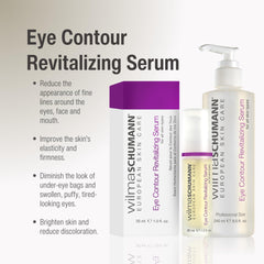 Morning routine shot with Wilma Schumann serum for daytime eye care