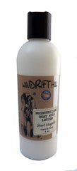 Windrift Hill Moisturizing Goat's Milk Lotion bottle in Sweet Magnolia for deep hydration and soothing skin.
