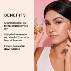 Packaging of Winky Lux Cheeky Rose highlighter shows cushion-tip design.