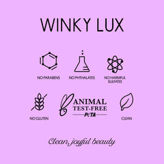 Winky Lux Peeper Perfect application close-up showing even coverage.
