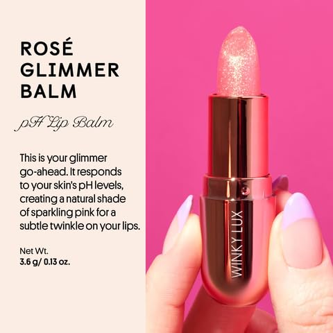 Winky Lux Unicorn Glimmer Balm close-up texture reveals shimmer and moisture