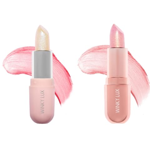 Winky Lux Unicorn Glimmer Balm packaging shows clean vegan design for on-the-go hydration