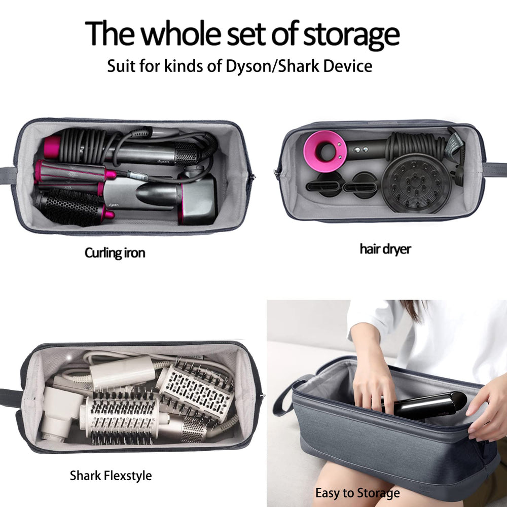 WINZEDGE Airwrap Travel Case dimensions: 15.3 x 4.9 x 6.7 in.