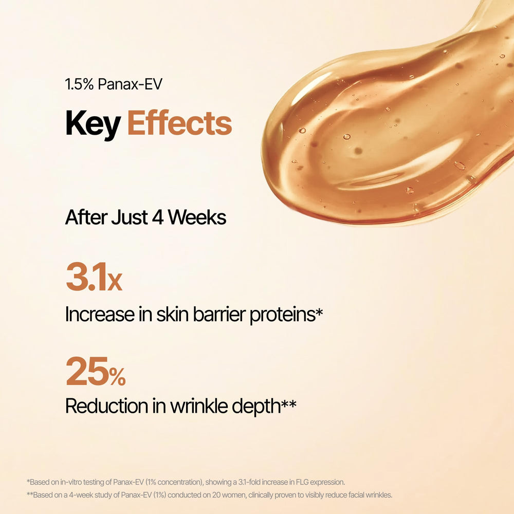 WISELY Ginseng Exosome First Essence back label detailing clean formula