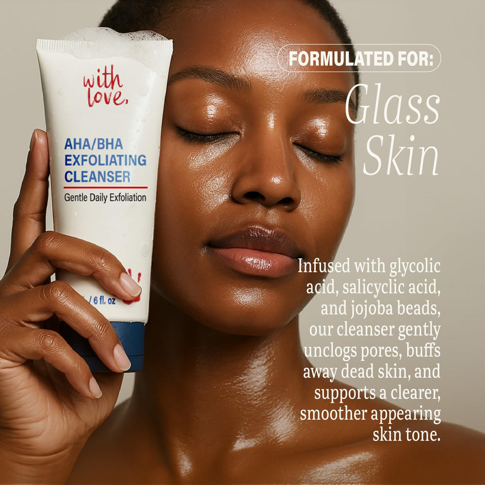 With Love ingredients rosehip and vitamin E closeup for nourishment and repair.