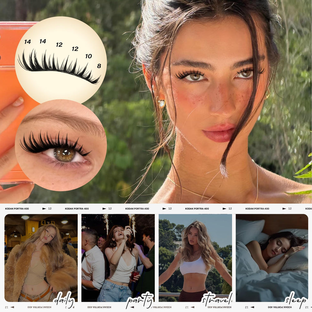 wiwoseo clear lash bond and seal for secure, residue-free wear in any weather.