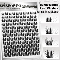 wiwoseo Fairy Lash Clusters offer natural-feeling length with whimsical flair.