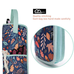 WK IEASON canvas bag with multiple pockets for tools and cables