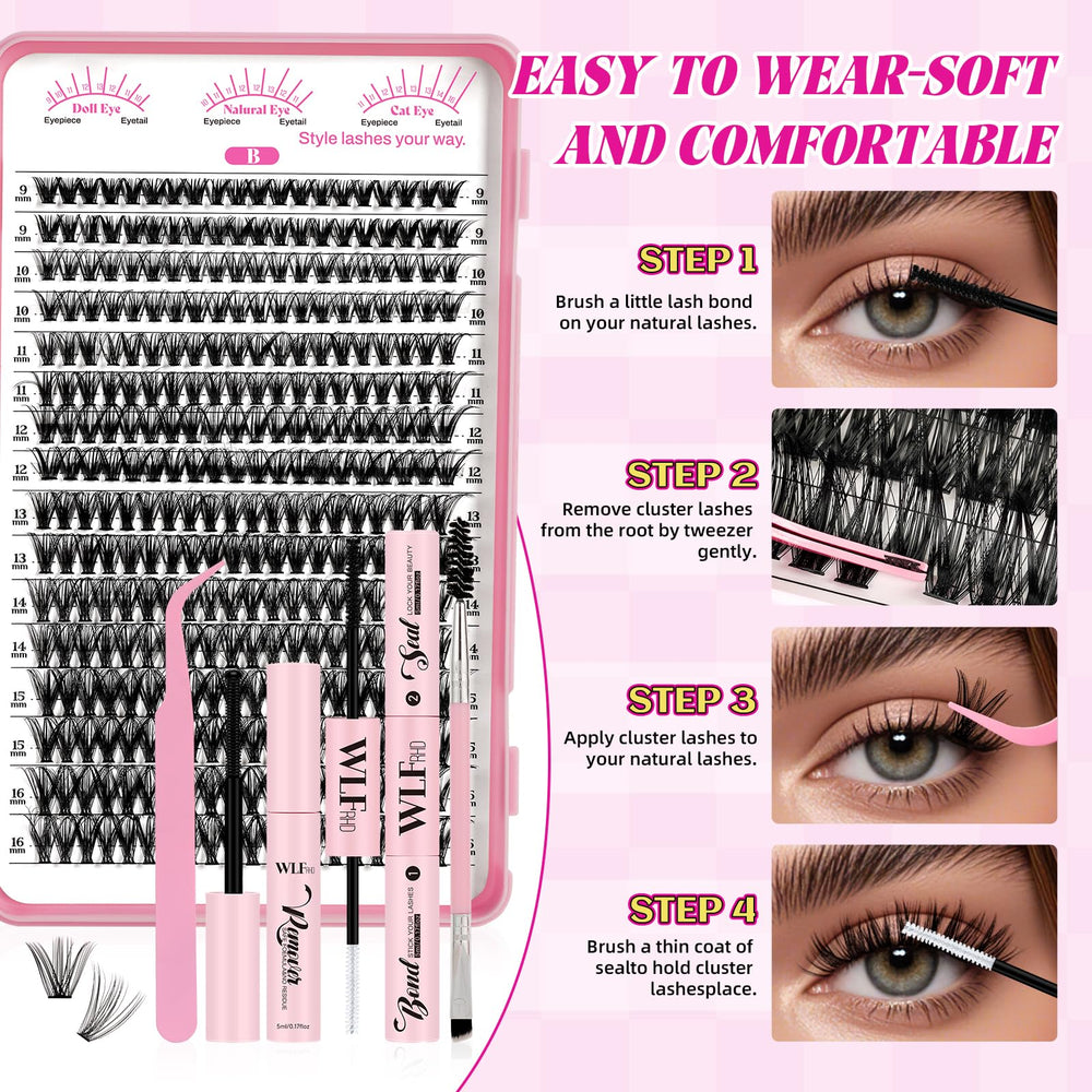 WLFRHD WLF mixed lengths 9-16 mm for varied eye styles