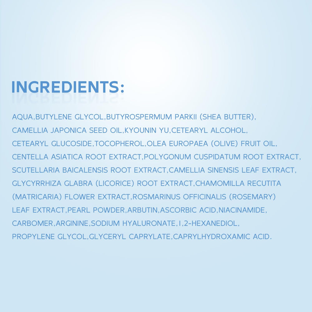 WMK Cream close-up with green tea and vitamin E for antioxidant support