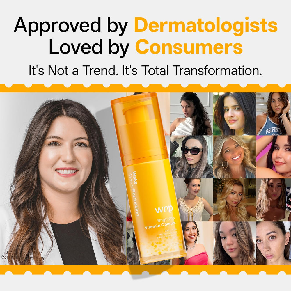 WNP packaging box emphasizing dermatologist-tested formulation.