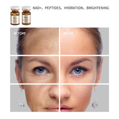 Hyaluronic acid hydration action in Wollet serum supports plump, refreshed skin.