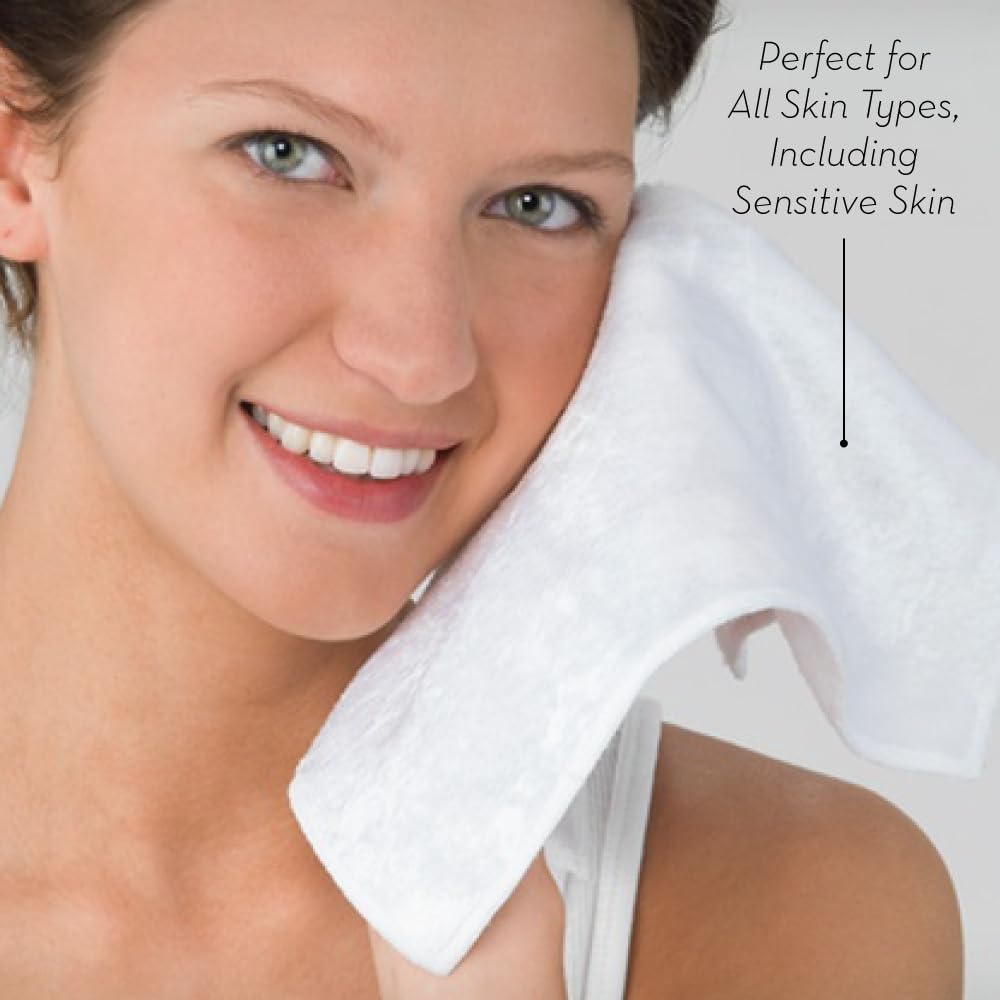 Eye makeup removal with Wonder Cloth at a comfortable, irritation-free pace.