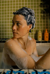 Packaging highlights vegan and cruelty-free Hinoki Body Wash.
