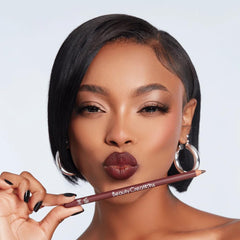 Wooden Lip Liner Set smudge-resistant precision during wear.
