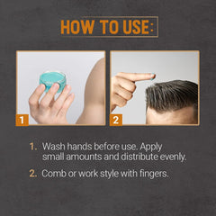 Woody's hair clay supports flexible control for adaptable daily looks
