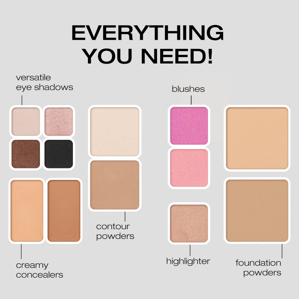 Woosh contour powders in light and dark for defined cheekbones