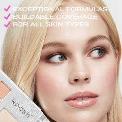 Woosh Fold Out Complexion Light highlighter adds subtle luminosity
