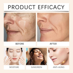 WOPPOE CC Cream hydration texture highlights moisture-rich feel for all-day comfort.