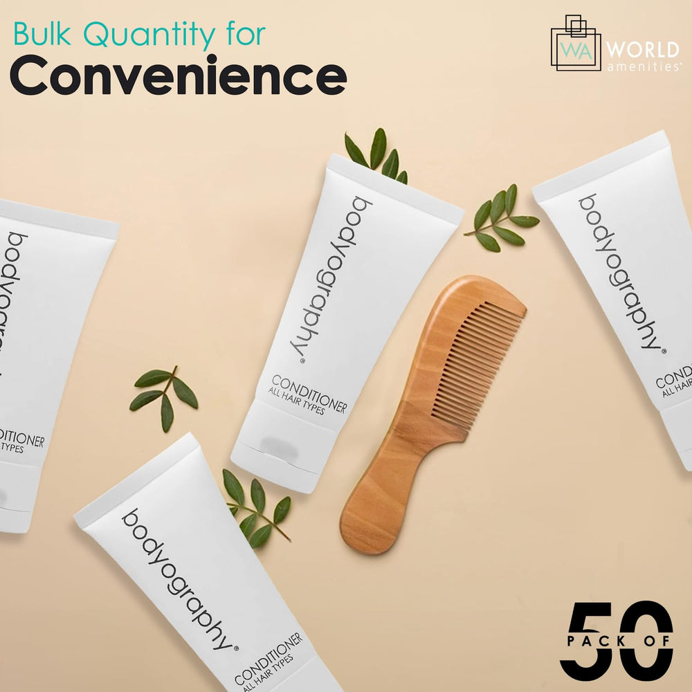 World Amenities Bodyography Blanc eco packaging highlighting recyclable tubes