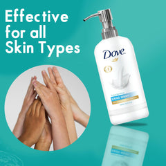 World Amenities Dove Hand Wash bathroom scene for shared spaces.