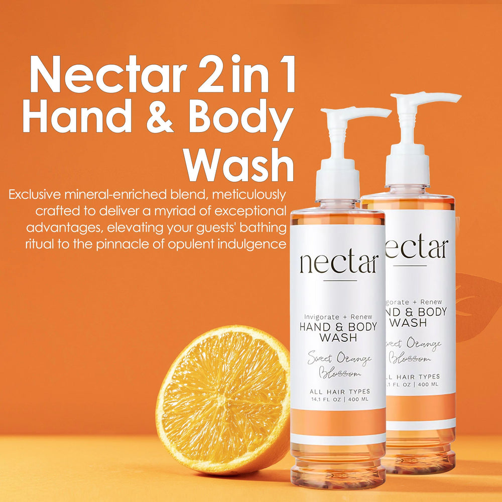 World Amenities Nectar Collection foam-lather demonstrates rich texture for luxurious cleansing.