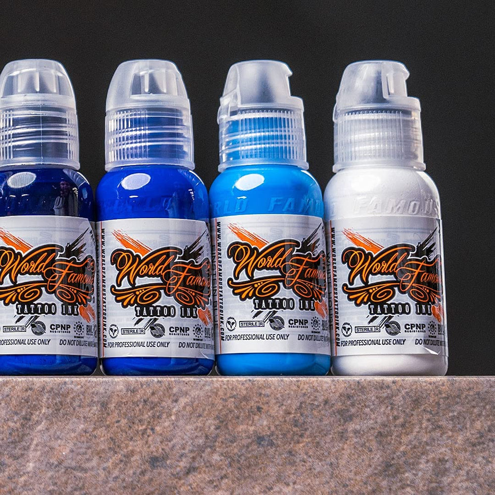 World Famous Tattoo Ink 12 Primary Color Kit3 brand logo signaling American craftsmanship