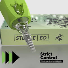Wormhole 1223RM edges catching ink improves pigment uptake during sessions.