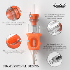 Wormhole precision ink flow round liner demonstrates sharp line potential