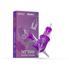 Wormhole Tattoo 20pcs 7RS cartridge needles pack for clean, single-use sessions.