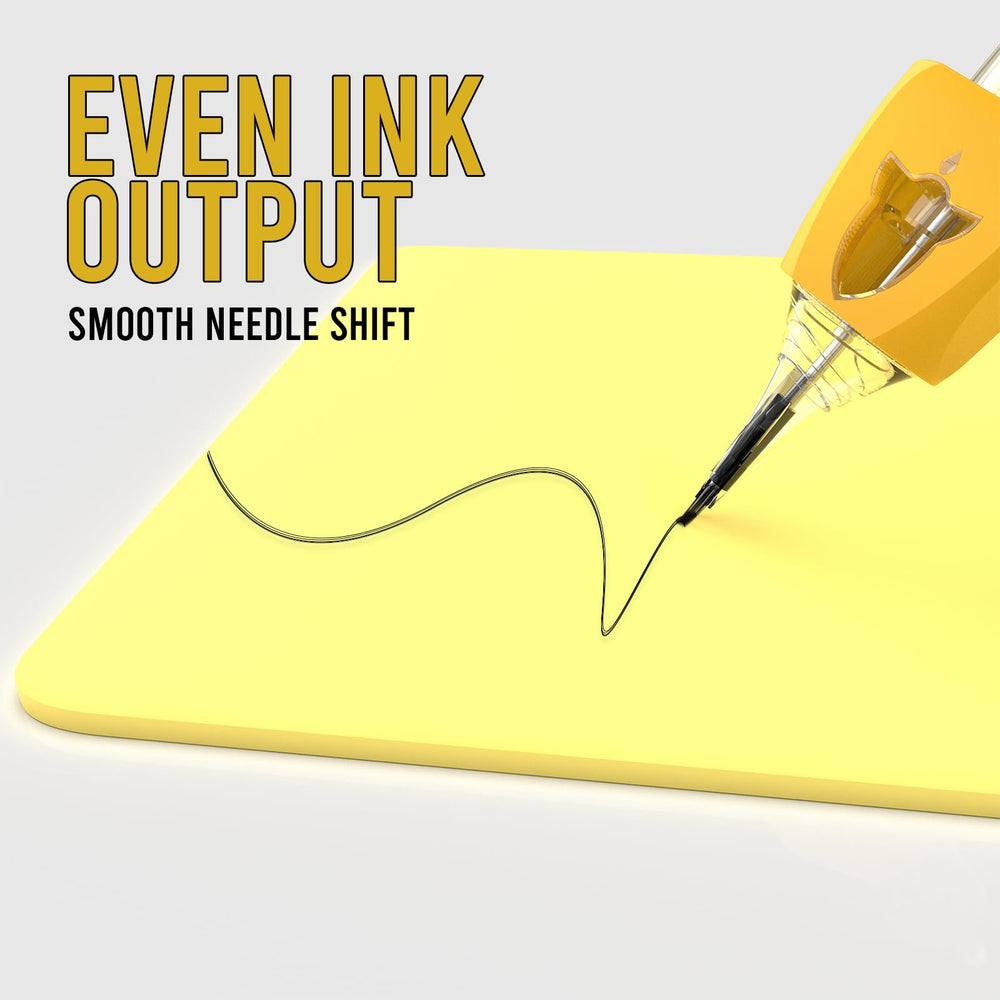 Wormhole Tattoo finger ledge design cartridge for secure grip