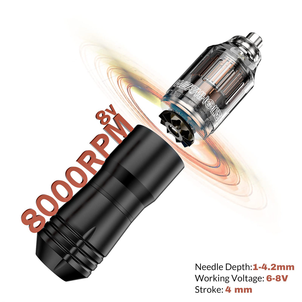 Wormhole six-color ink set enables vibrant designs and shading.