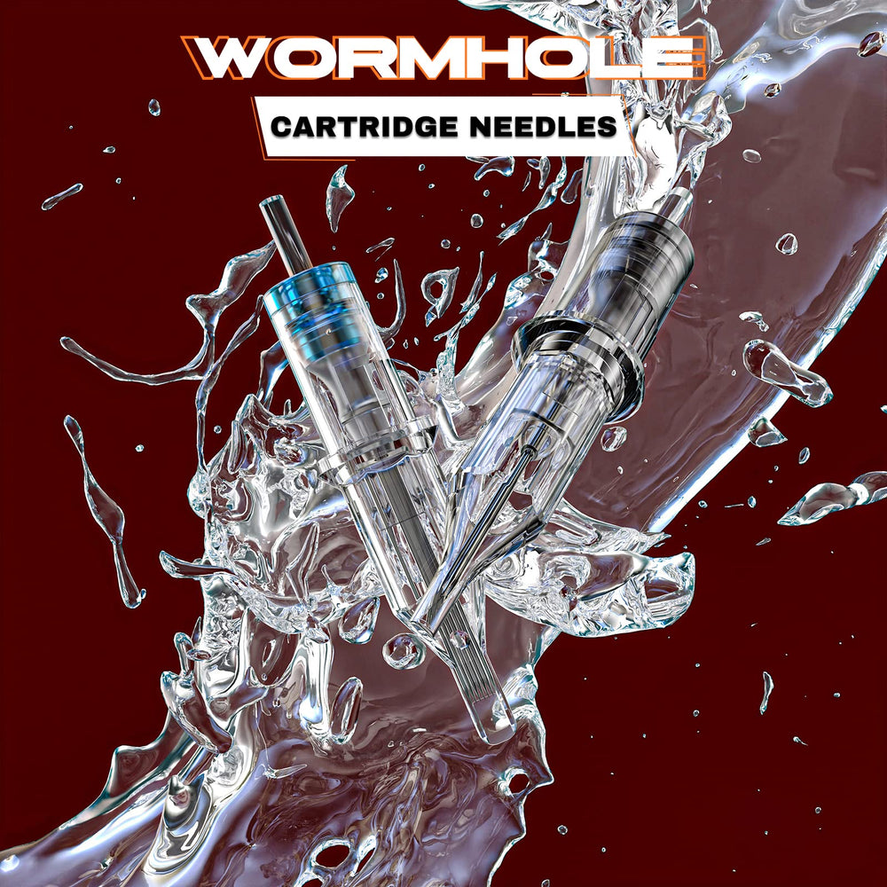 Wormhole Tattoo kit ink set for vibrant practice colors.