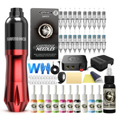 Wormhole Tattoo kit tattoo gun for precise shading and clean lines.