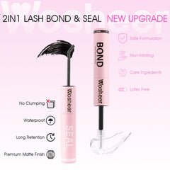 WOSHEER Lash Glue Seal-Ball-Tip closeup for precise lash base locking