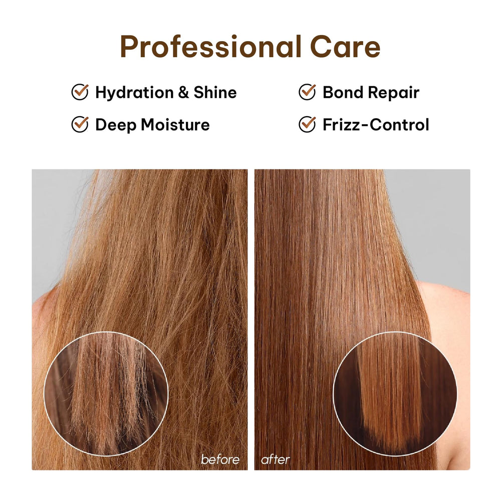 WOTION Karseel hair shine close-up highlighting glossy finish