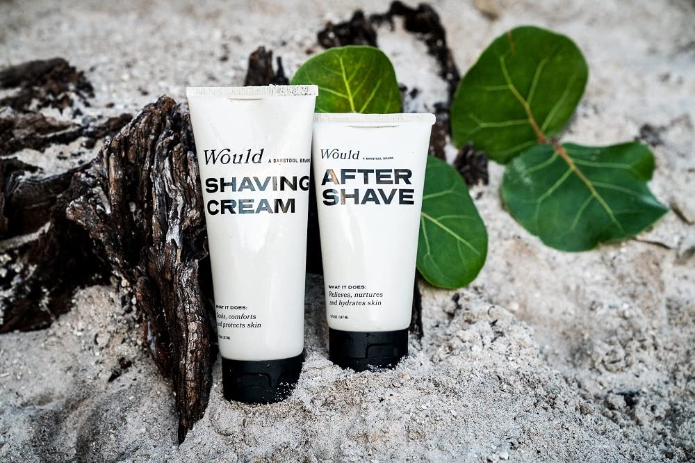 Would men's aftershave balm close up highlights smooth texture and quick absorption