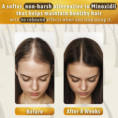 10 botanical oils blend visual emphasizing scalp care benefits