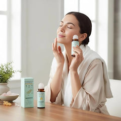 WVJIGE Rose quartz roller removable cap for cleaning