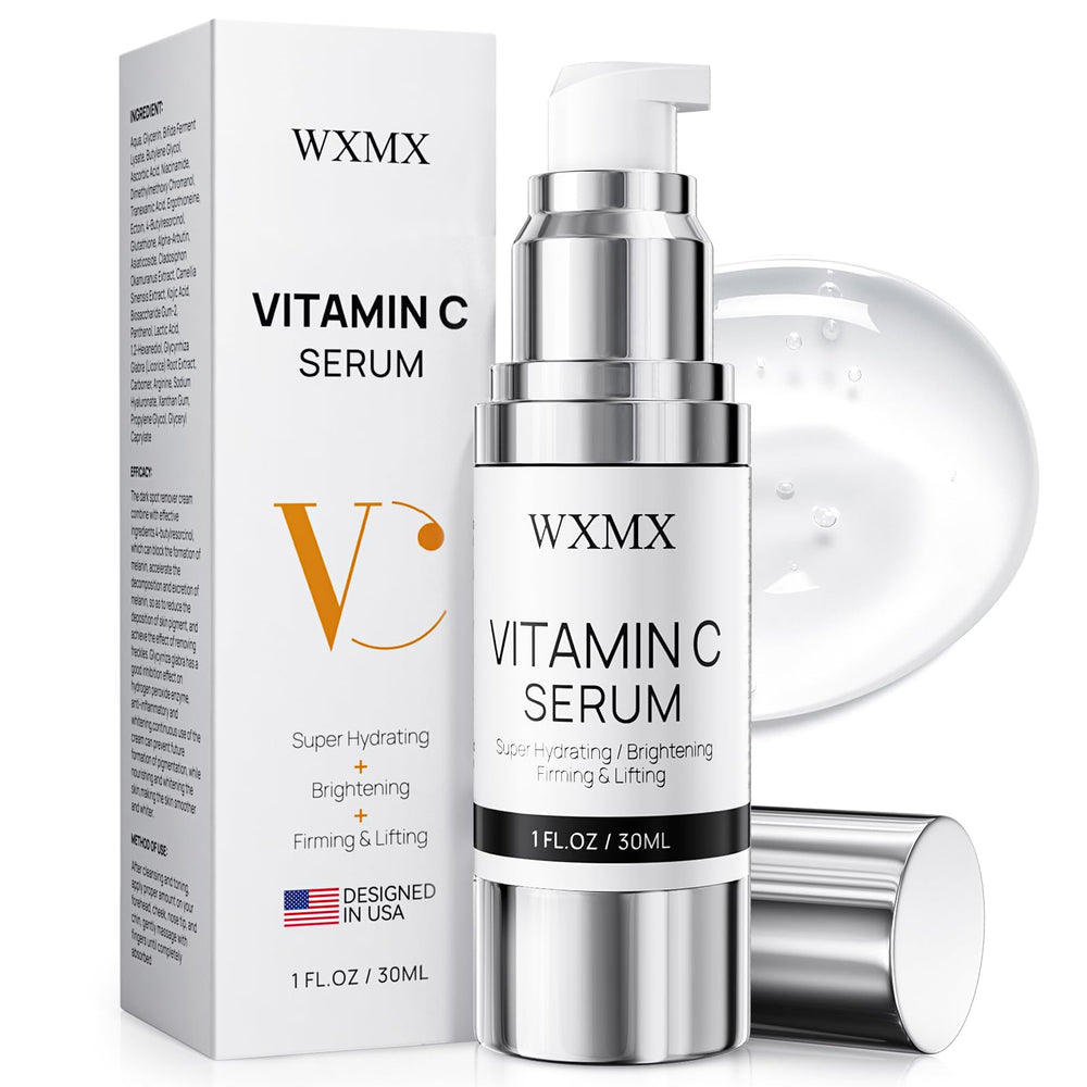 WXMX Super C Serum bottle front highlighting hydration