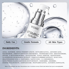WXMX Super C Serum on dark spots with brightening effect