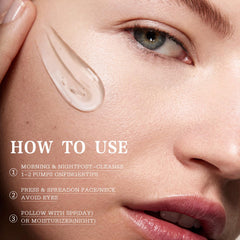 Bottle with hyaluronic acid ingredient highlight in WXMX Serum