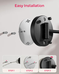 WZKALY space-saving foldable design for compact bathrooms