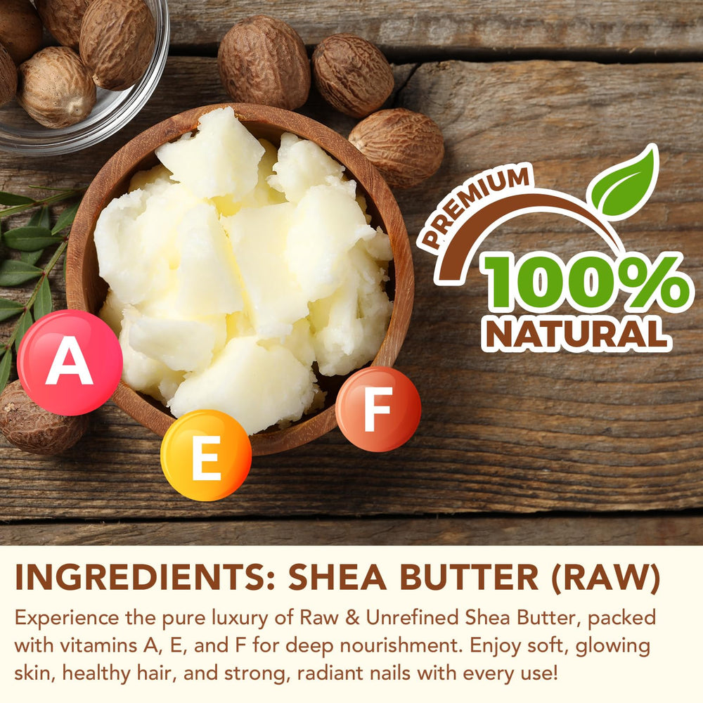 Xaarty raw organic shea butter close-up showing natural texture