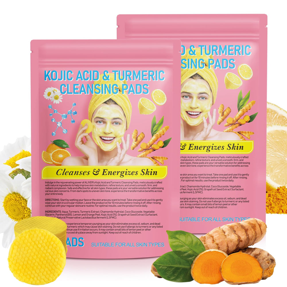 Xaarty turmeric kojic acid cleansing pad packaging with resealable pouch for daily freshness