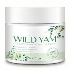 Xaarty Wild Yam Cream bottle close-up showing creamy texture for skin nourishment