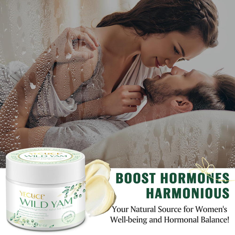 Xaarty Wild Yam Cream tub open showing richness for face and body