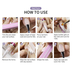 X&D kit includes nail glue gel for secure adhesion and reliable builds.