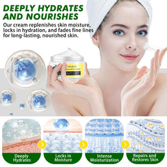 Close-up of hydrated XIAMOFUZHOU snail mucin on skin detail