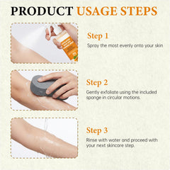XILRVON glycerin and hyaluronic acid provide moisture while exfoliating.